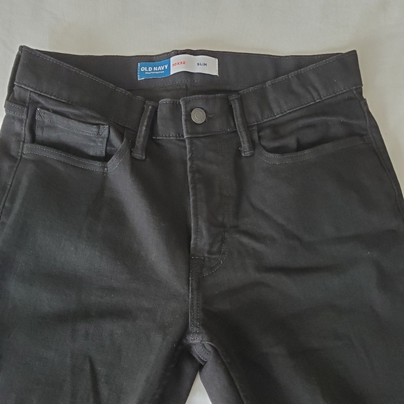 NWOT Old Navy Slim 360° Stretch Performance Jeans, Black - Picture 2 of 4